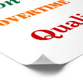 Poster COMPTE MOTS ESSENTIELS Bureau des finances Humour (Coin)