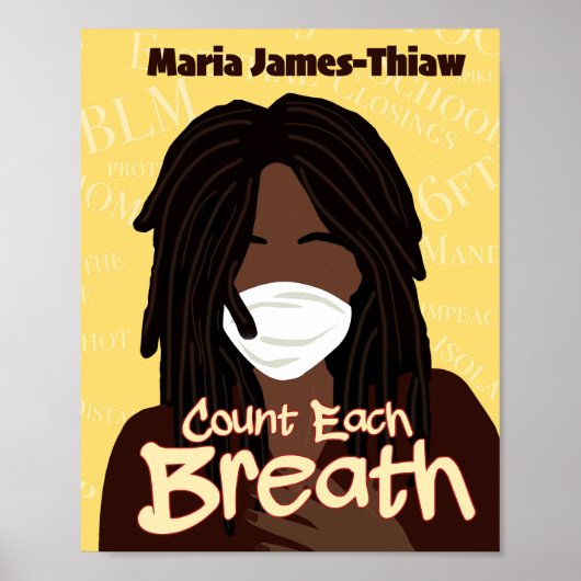 Poster Compter Chaque Respiration (Devant)