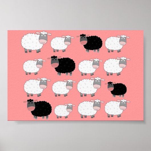 Poster Compter les moutons (Devant)