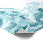 Poster Compter Toutes Les Vagues Citer Nautique Nautique  (Coin)