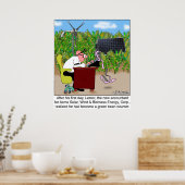 Poster Compteur de haricots verts (Cuisine)