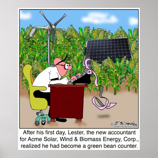 Poster Compteur de haricots verts (Devant)