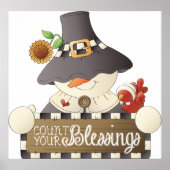 Poster Comptez vos bénédictions (Devant)