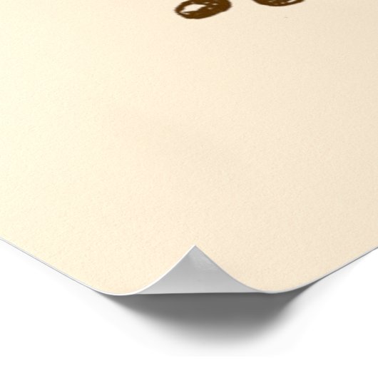 Poster Comptez vos bénédictions (Coin)