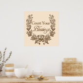 Poster Comptez vos bénédictions (Cuisine)