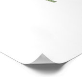 Poster Comptez vos bénédictions - pavot jaune vintage (Coin)