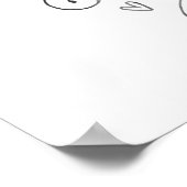 Poster COMPTINE À L'ENFANCE scintille, scintille petite é (Coin)