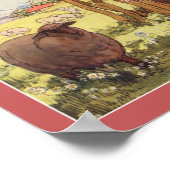 Poster Comptine de 1916 pour les enfants et les moutons (Coin)