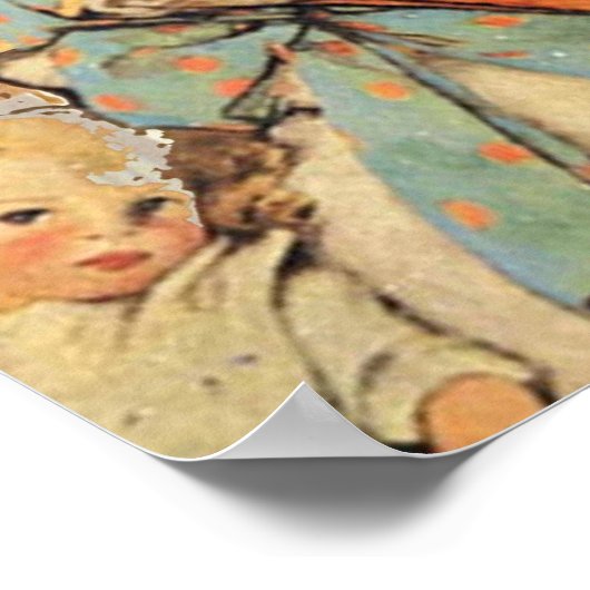 Poster Comptine de la Mère l'Oye Conte de Fées (Coin)