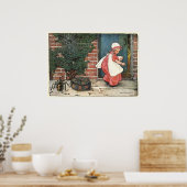 Poster Comptine de la nursery de Little Miss Muffet l'ara (Cuisine)