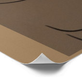 Poster comptine de la vieille mère Hubbard avec un chien (Coin)