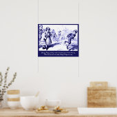 Poster Comptine de Mère l'Oye Georgy-Porgy (Cuisine)