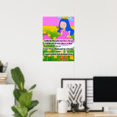 Poster comptine enfantin amusant little bo-peep a perdu  (Bureau à domicile)