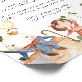 Poster Comptines Baby Shower Ne dites pas le panneau de s (Coin)