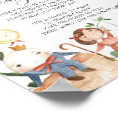 Poster Comptines Signe de réflexions de couche pour Baby (Coin)