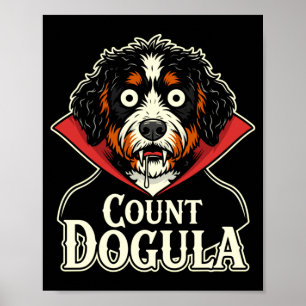 Poster Comptoir homme dogula drôle de chien soirée effray