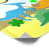 Poster Comptons avec les Dinosaures numéros 1 - 10 (Coin)