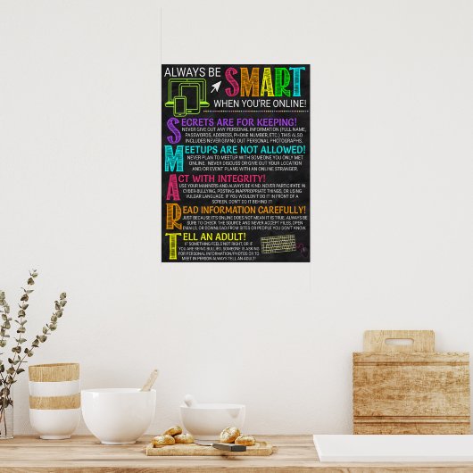 Poster Computer Lab Rules (Keuken)