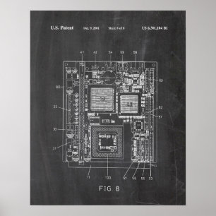 Poster Computer motherboard patent