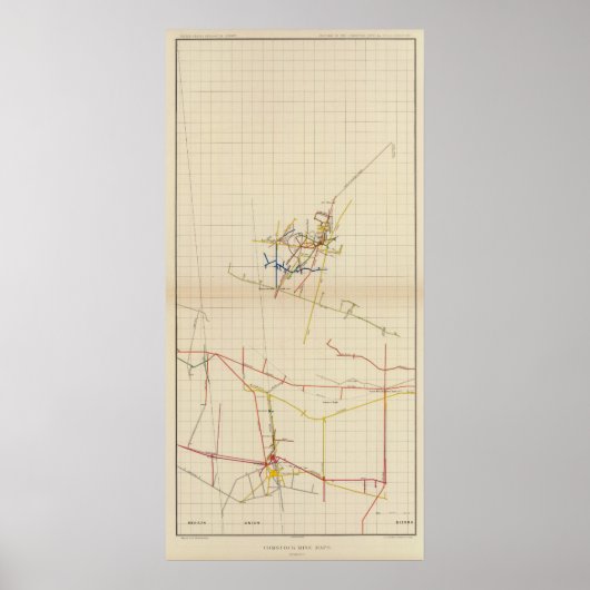 Poster Comstock Mine Maps Numéro II (Devant)