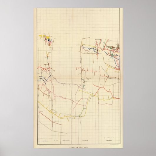 Poster Comstock Mine Maps Numéro V (Devant)