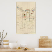 Poster Comstock Mine Maps Numéro VI (Cuisine)