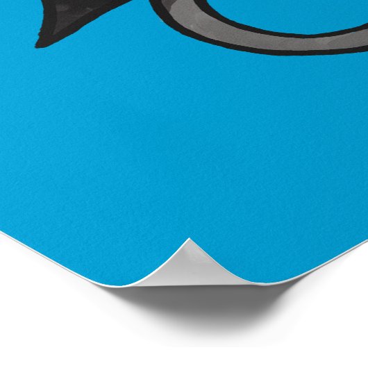 Poster Comte Catula Funny Pun Cartoon (Coin)