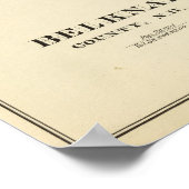 Poster Comté de Belknap, NH (Coin)