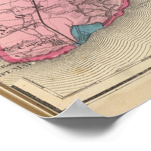 Poster Comté de Cape May, NJ (Coin)