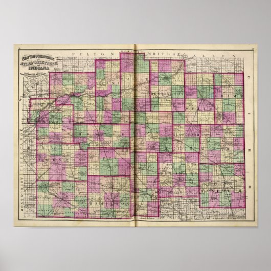 Poster Comté de Cass et comté de Miami (Devant)