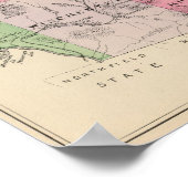 Poster Comté de Cheshire, NH (Coin)