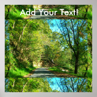Poster Comté de Country Road Fayette