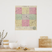 Poster Comté de Crawford, Kansas (Cuisine)