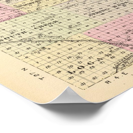 Poster Comté de Dixon, Nebraska (Coin)