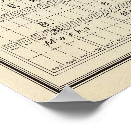 Poster Comté de Fresno, Californie (Coin)