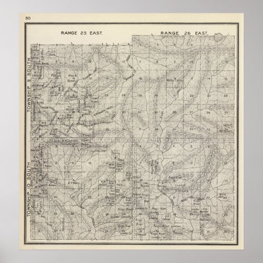 Poster Comté de Fresno, Californie 9 (Devant)