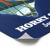 Poster Comté de Horry Caroline du Sud (Coin)