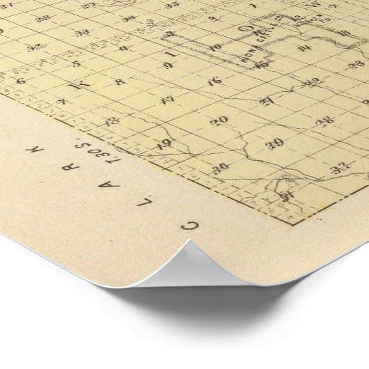 Poster Comté de Kiowa, Kansas (Coin)