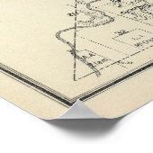 Poster Comté de Madera, Californie (Coin)