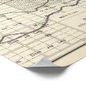 Poster Comté de Madera, Californie 4 (Coin)