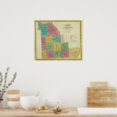 Poster Comté de Madison (Cuisine)