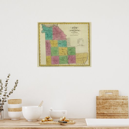 Poster Comté de Madison (Cuisine)