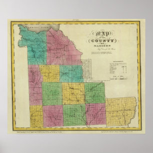 Poster Comté de Madison