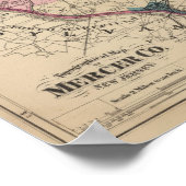 Poster Comté de Mercer, NJ (Coin)