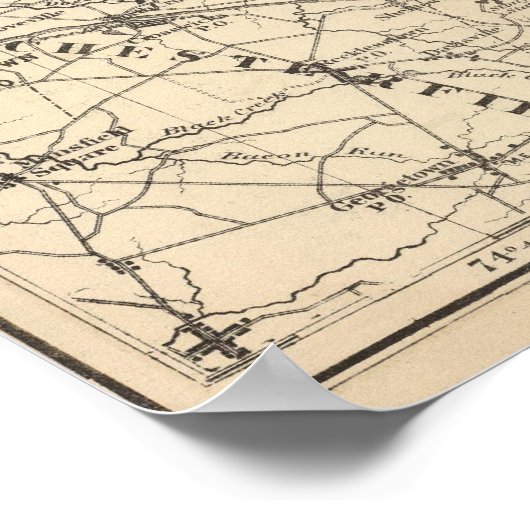 Poster Comté de Monmouth, NJ (Coin)