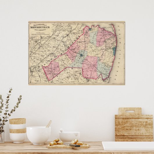 Poster Comté de Monmouth, NJ (Cuisine)