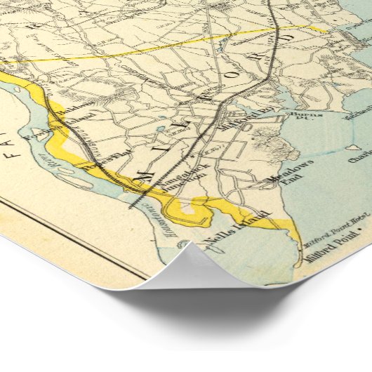 Poster Comté de New Haven (Coin)