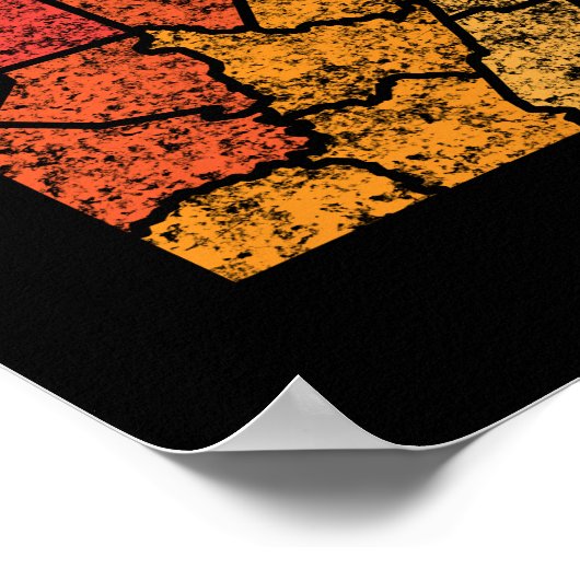 Poster comté de pennsylvanie (Coin)