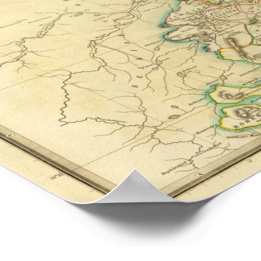 Poster Comté de Roxburgh-Nord (Coin)