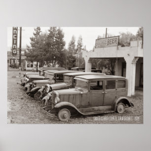 Poster Comté de Santa Clara Californie 1939